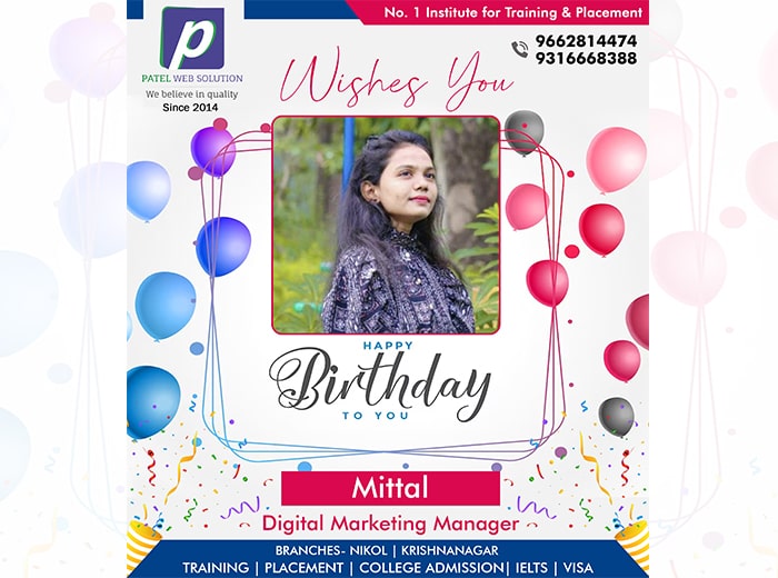 Digital Marketing Manager Birthday