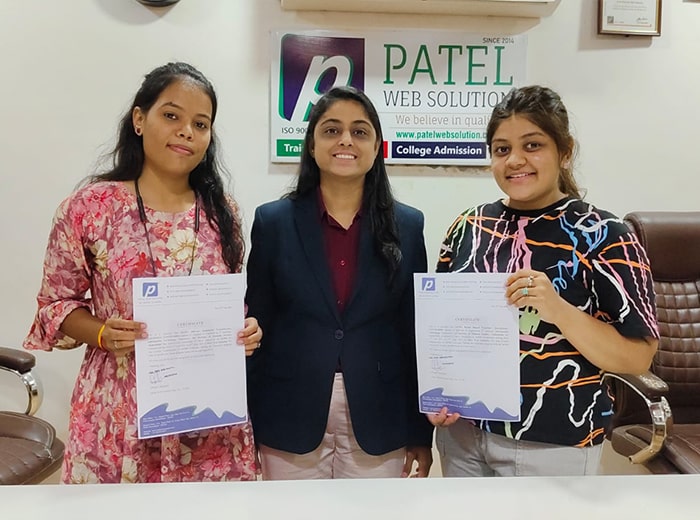 Internship Glimpses at Patel Web Solution Ahmedabad – View Gallery