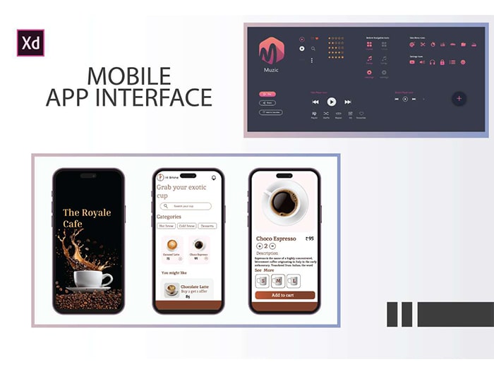 Mobile App Logo Creative Modi USA Design