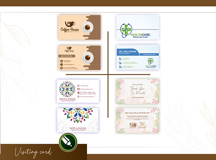 Visiting Card Create make Delete Update How