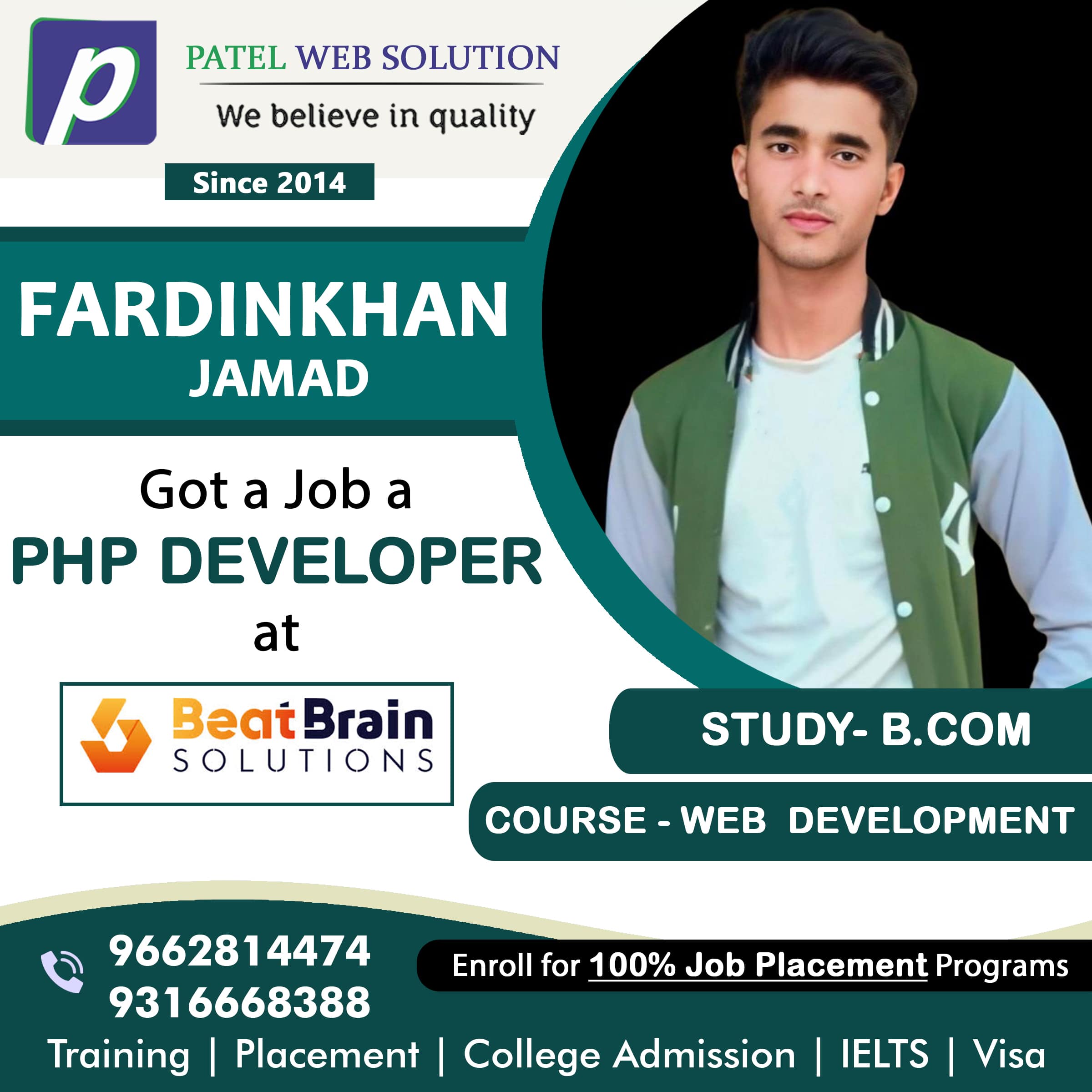 Fardin Khan Php Job Placement